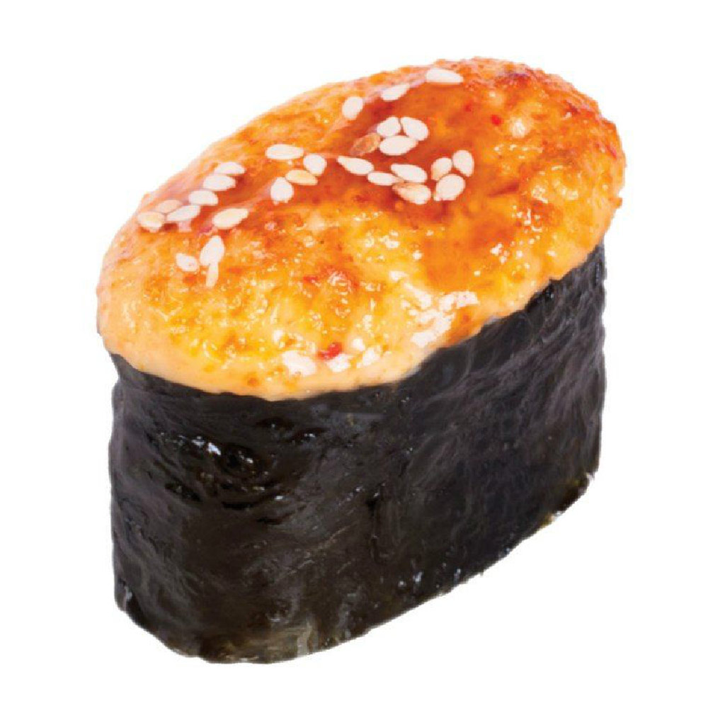 Сухой печеный. Суши с лосось с угрем суши с крабом. Суши с ласос с угрем суши с крабом. Запеченный Гункан с лососем. Гункан спайси краб.