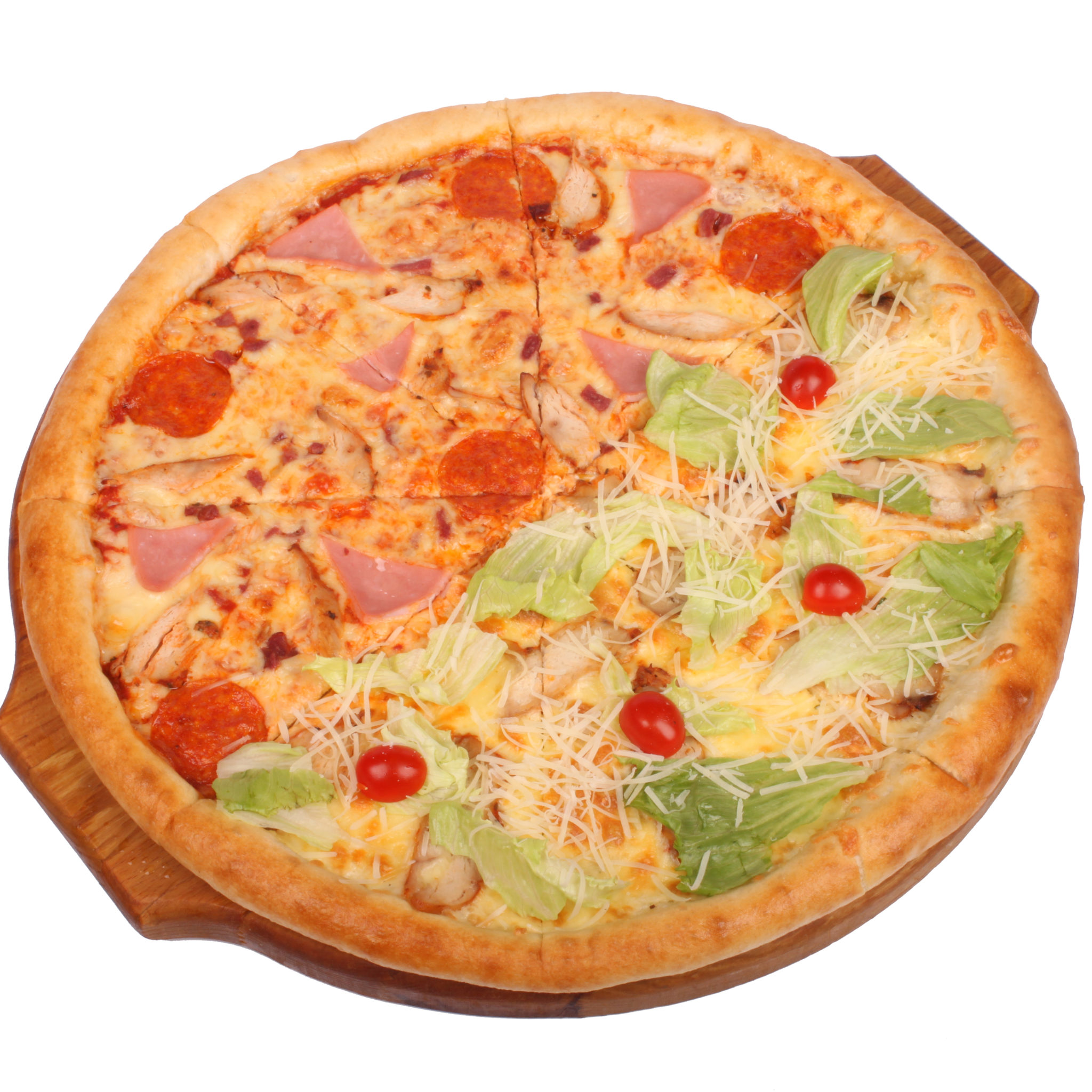 цезарь пицца с ветчиной и грибами калорийность фото 117